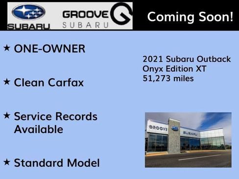 Used 2021 Subaru Outback Onyx Edition XT w/ Popular Package #2 AWD/4WD image 2
