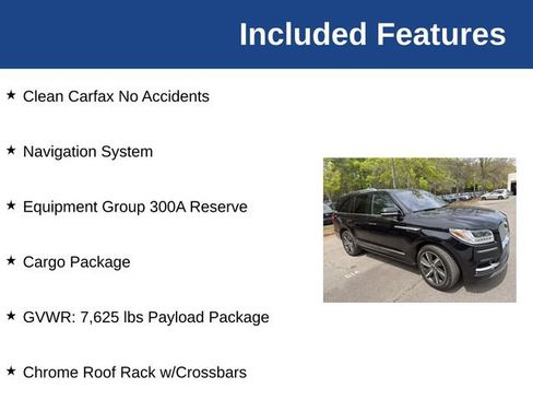 Used 2019 Lincoln Navigator Reserve w/ Cargo Package AWD/4WD image 3