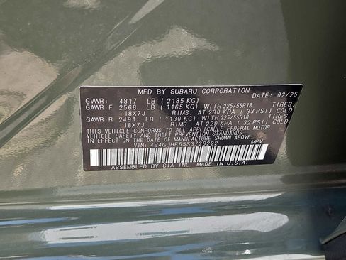 Certified 2025 Subaru Crosstrek 2.5i Sport image 27