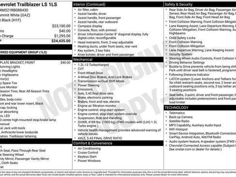Used 2024 Chevrolet TrailBlazer LS FWD image 5