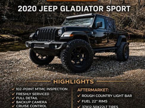 Used 2020 Jeep Gladiator Sport w/ Quick Order Package 24S AWD/4WD image 1