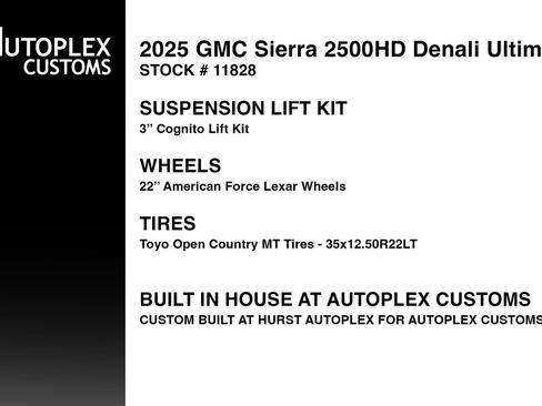 Used 2025 GMC Sierra 2500 Denali Ultimate AWD/4WD image 2