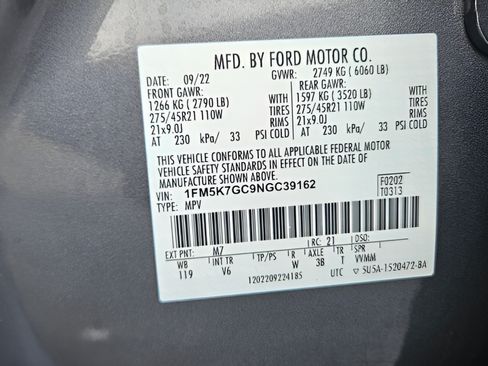 Used 2022 Ford Explorer ST w/ ST Street Pack RWD image 30