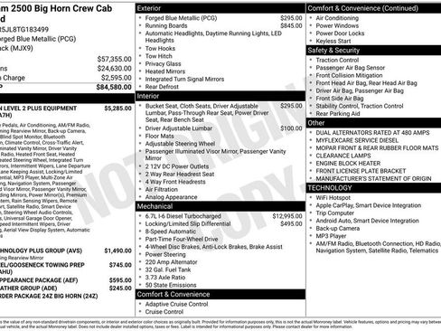 New 2026 RAM 2500 Big Horn image 6