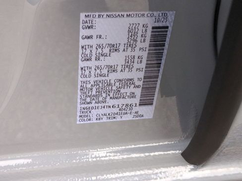 New 2026 Nissan Frontier Pro-X w/ Pro Premium Package RWD image 44