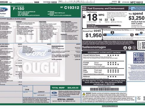 Used 2022 Ford F150 XLT w/ Equipment Group 302A High AWD/4WD image 31