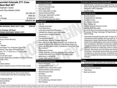 Used 2019 Chevrolet Colorado Z71 image 5