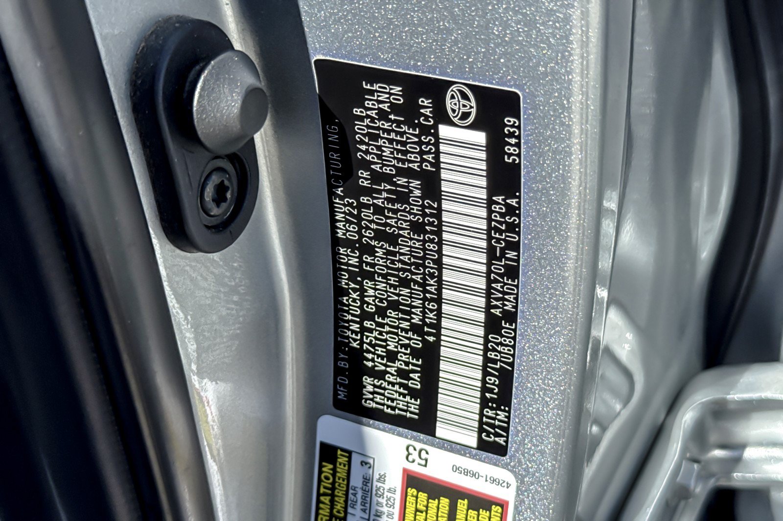 Certified 2023 Toyota Camry XSE FWD image 26