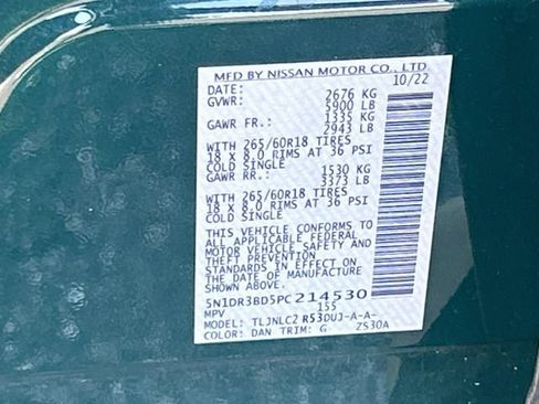 Used 2023 Nissan Pathfinder Rock Creek AWD/4WD image 32