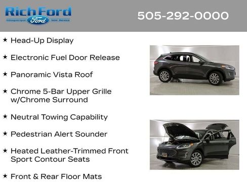 Used 2021 Ford Escape Titanium w/ Titanium Elite Package AWD/4WD image 78