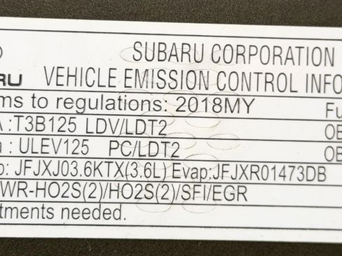 Used 2018 Subaru Outback 3.6R Limited AWD/4WD image 37