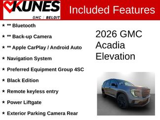 New 2026 GMC Acadia Elevation w/ Black Edition FWD video 2