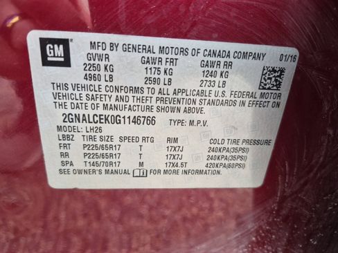 Used 2016 Chevrolet Equinox LT w/ Convenience Package image 26