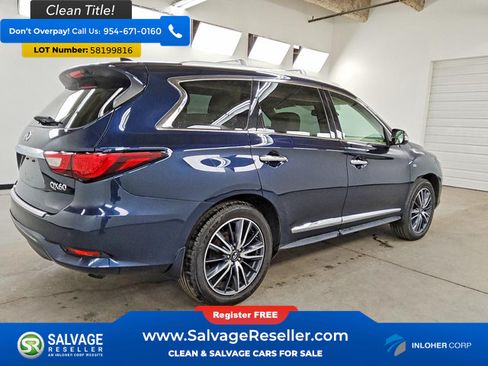 Used 2017 INFINITI QX60 Luxe w/ Deluxe Technology Package AWD/4WD image 4
