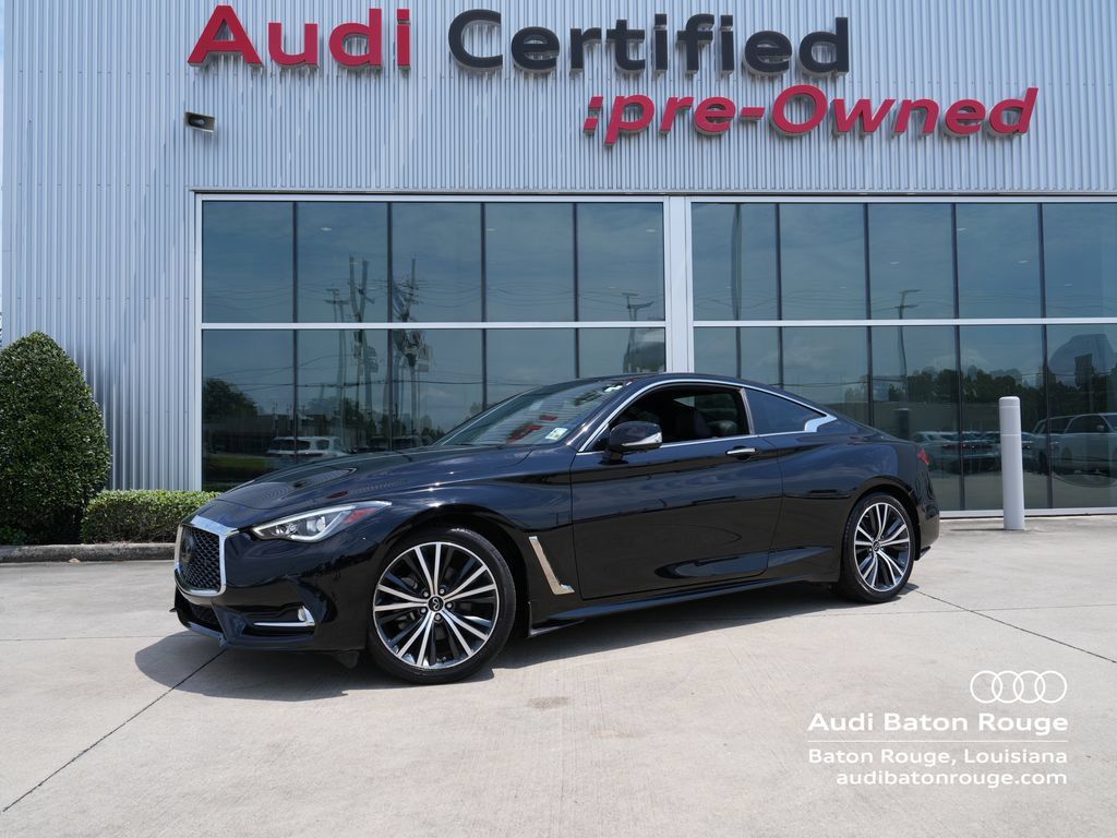 Used 2021 INFINITI Q60 3.0t Luxe w/ Cargo Package AWD/4WD image 1