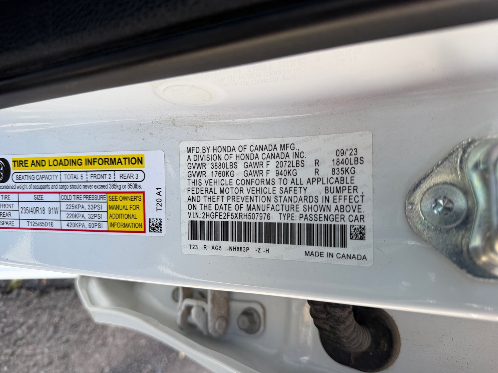 Used 2024 Honda Civic Sport image 38