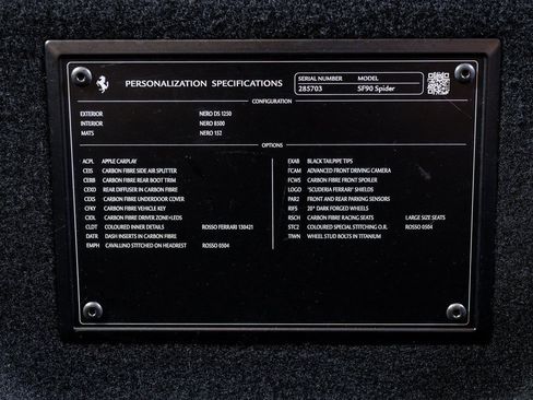 Certified 2022 Ferrari SF90 Spider image 30