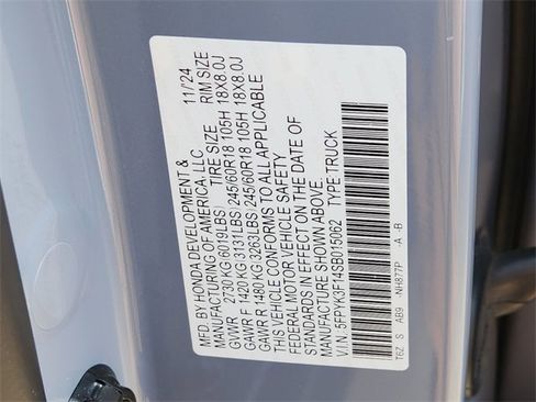 Certified 2025 Honda Ridgeline Sport image 21