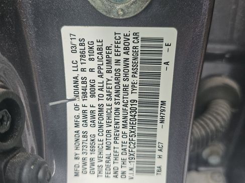 Used 2017 Honda Civic LX image 12