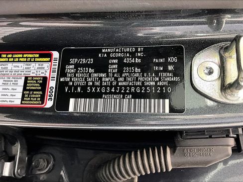 Used 2024 Kia K5 EX w/ EX Premium Package FWD image 35