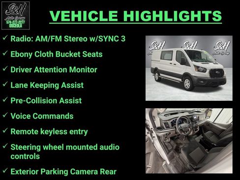 Used 2025 Ford Transit 250 Low Roof w/ Exterior Upgrade Package RWD image 3