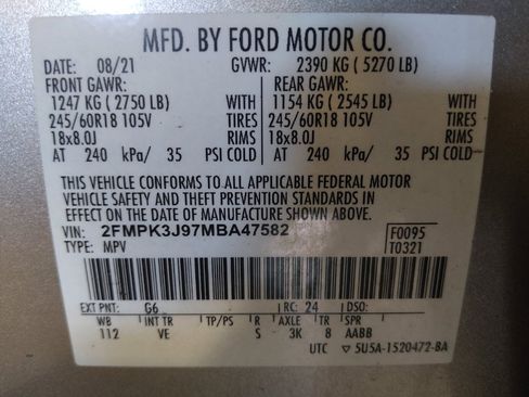 Used 2021 Ford Edge SEL w/ Convenience Package FWD image 33