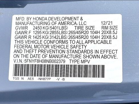 Used 2022 Honda Passport Elite image 18
