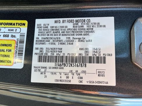 Used 2019 Ford Mustang GT w/ Black Accent Package image 8