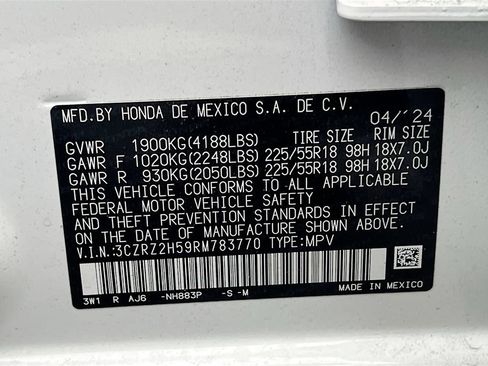 Used 2024 Honda HR-V Sport image 31
