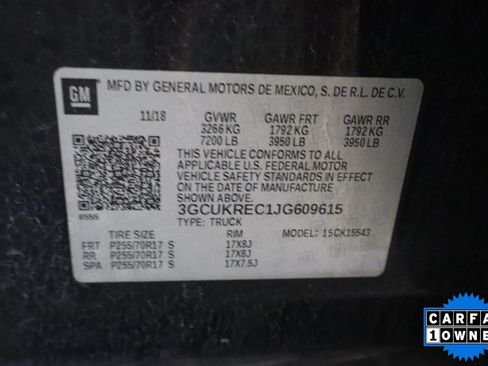 Used 2018 Chevrolet Silverado 1500 LT w/ All Star Edition AWD/4WD image 35