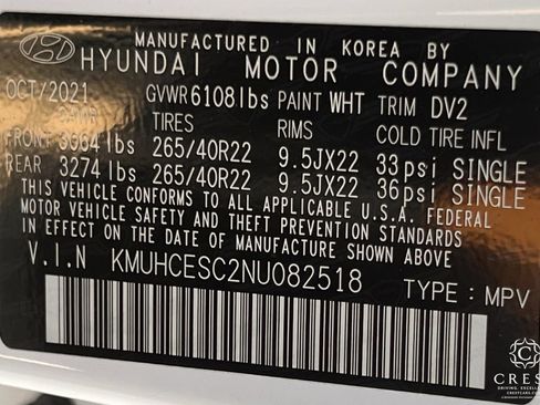 Used 2022 Genesis GV80 3.5T w/ Prestige Package 07 AWD/4WD image 30
