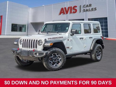 Used 2023 Jeep Wrangler Unlimited Rubicon w/ Cold Weather Group AWD/4WD image 1