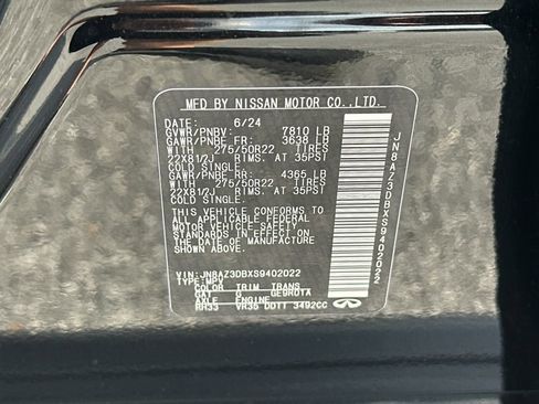 Certified 2025 INFINITI QX80 Sensory AWD/4WD image 32