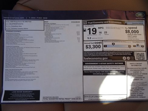New 2026 Land Rover Range Rover SE image 5