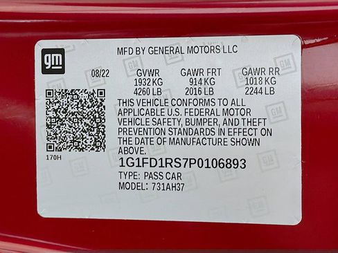 Used 2023 Chevrolet Camaro LT w/ RS Package image 41