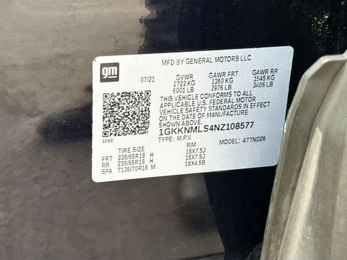 Used 2022 GMC Acadia SLT w/ Preferred Package FWD image 44