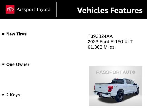 Used 2023 Ford F150 XLT w/ Equipment Group 302A High AWD/4WD image 10