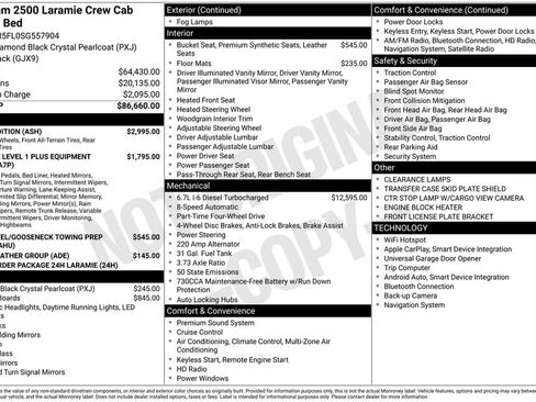 New 2025 RAM 2500 Laramie w/ Night Edition AWD/4WD image 36