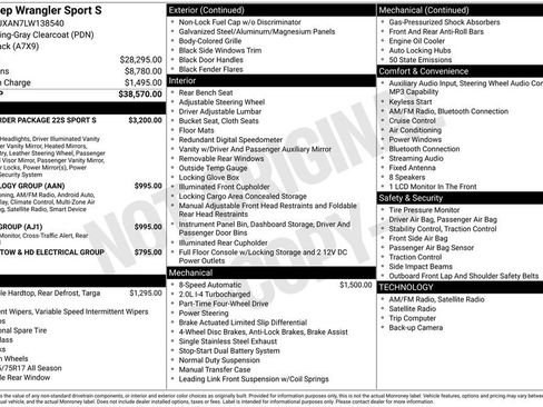 Used 2020 Jeep Wrangler Sport S image 30