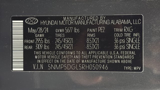 Used 2024 Hyundai Santa Fe Calligraphy AWD/4WD image 29