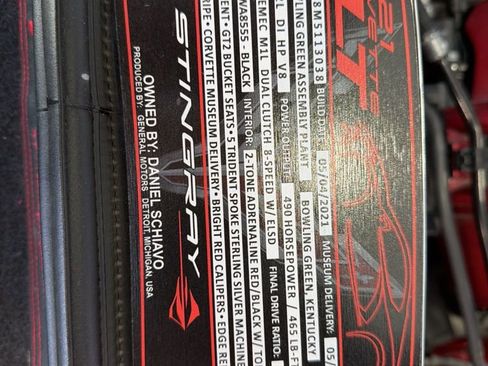 Used 2021 Chevrolet Corvette Stingray w/ Chrome Exterior Badge Package image 13