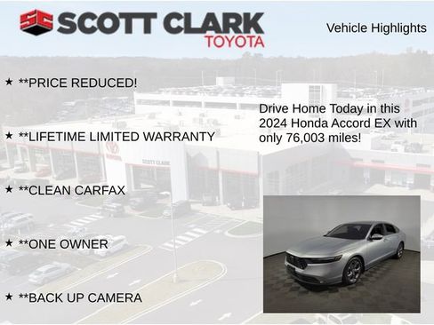 Used 2024 Honda Accord EX image 12