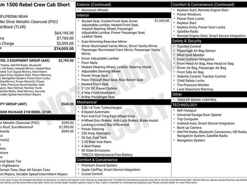 Used 2025 RAM 1500 Rebel w/ Rebel Level 2 Equipment Group image 33