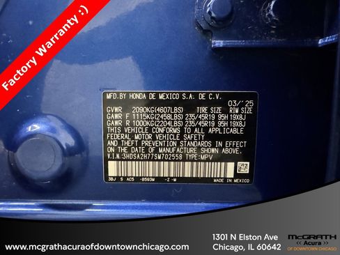 Used 2025 Acura ADX A-Spec image 10