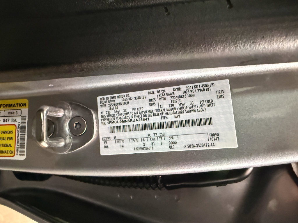 Used 2024 Ford Escape ST-Line AWD/4WD image 55