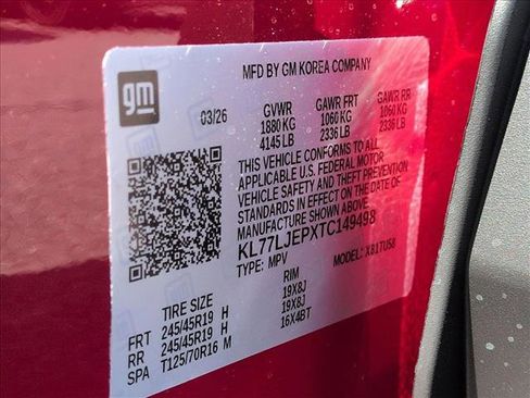 New 2026 Chevrolet Trax RS w/ Driver Confidence Package FWD image 17