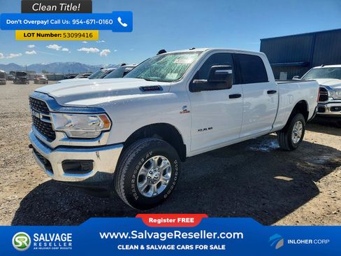 Used 2023 RAM 2500 Big Horn w/ Cold Weather Group AWD/4WD image 1