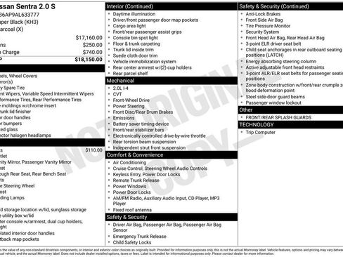 Used 2010 Nissan Sentra 2.0 S image 6