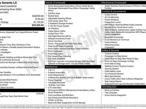 Used 2020 Kia Sorento LX image 3