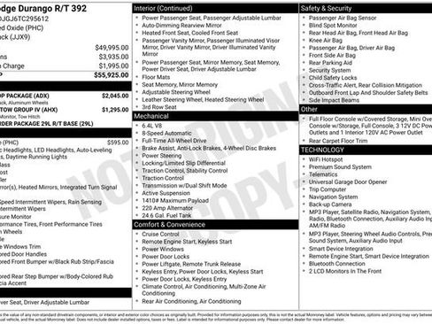 New 2026 Dodge Durango R/T w/ Blacktop Package AWD/4WD image 3